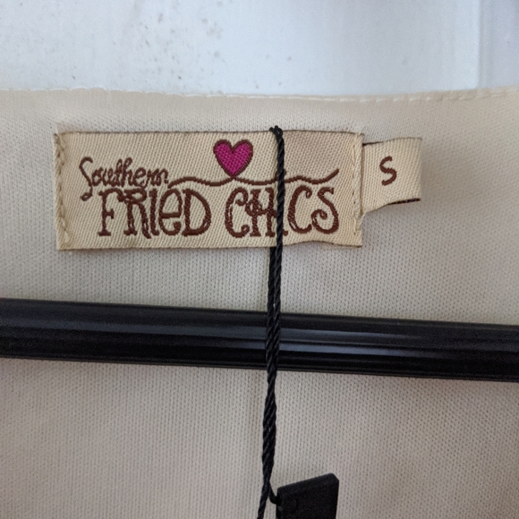 Southern fried chic gold sparkle country dress - Picture 5 of 8